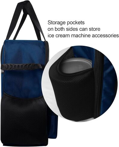 CREAMi Deluxe Maker Storage Bag Ice Cream Maker Travel Bag Heavy duty Waterproof Oxford Cloth Carrying Case for Ninja CREAMi Deluxe Ice Cream NC501/NC301/NC300/NC299AMZ in Saudi Arabia