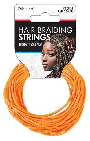 Donna Hair Braiding Strings – Decorative Hair Wrap Thread for Braids, Locs, Twists – Lightweight & Flexible Braid Accessories (WHITE) in Saudi Arabia