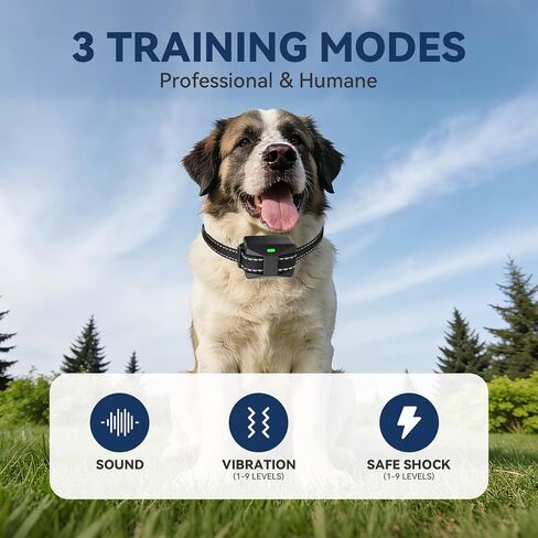 CanineJoy طوق صدمات للكلاب الصغيرة جدًا، نطاق 3300 قدم، طوق تدريب للكلاب خفيف للغاية مع جهاز تحكم عن بعد للكلاب المتوسطة الصغيرة 5-15 رطل، طوق إلكتروني مقاوم للماء وقابل لإعادة الشحن IPX7 in Kuwait