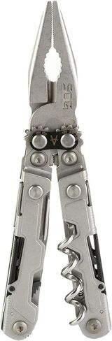 أداة متعددة الأغراض صغيرة الحجم من SOG PowerLitre مع 19 أداة خفيفة الوزن، أداة مساعدة طويلة مدمجة بطول 5 بوصات مع سكين ومفك براغي وحامل لقمة سداسية، أسود in Kuwait