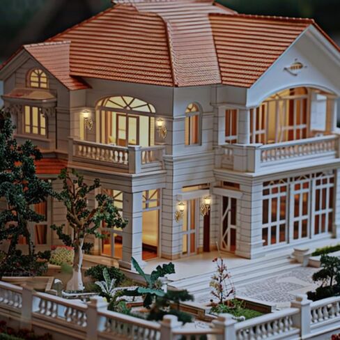 4 قطع من DOITOOL مصباح جداري لبيت الدمى صغير عتيق لبيت الدمى مصابيح زخرفية صغيرة لتزيين طاولة الرمل ذات المناظر الطبيعية الصغيرة - ذهبي in Kuwait