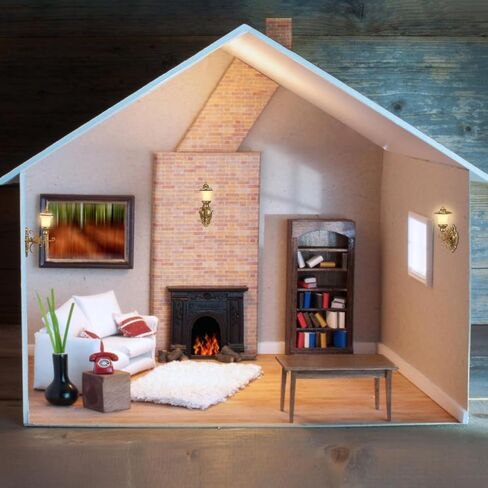 4 قطع من DOITOOL مصباح جداري لبيت الدمى صغير عتيق لبيت الدمى مصابيح زخرفية صغيرة لتزيين طاولة الرمل ذات المناظر الطبيعية الصغيرة - ذهبي in Kuwait