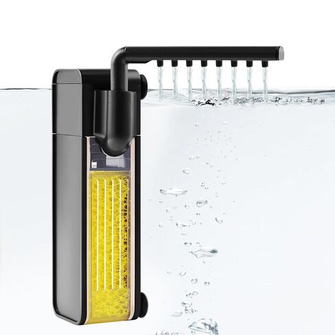 فلتر حوض السمك الداخلي 3 وات، فلتر خزان الأسماك الغاطس مع مضخة مياه 66 جيجا في الساعة لخزانات الأسماك الصغيرة بسعة تصل إلى 10 جالون، فلتر هادئ مع نظام مياه الأمطار in Kuwait