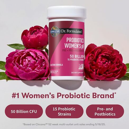 حديقة الحياة دكتور مرة واحدة يوميا 3-في 1 prebiotics كاملة ، ما بعد البيع والبروبيوتيك للنساء ، قبل + pro + ملحق ما بعد الحيوية من أجل الجهاز الهضمي والمناعة والمهبل ، 30 يوم العرض in Saudi Arabia