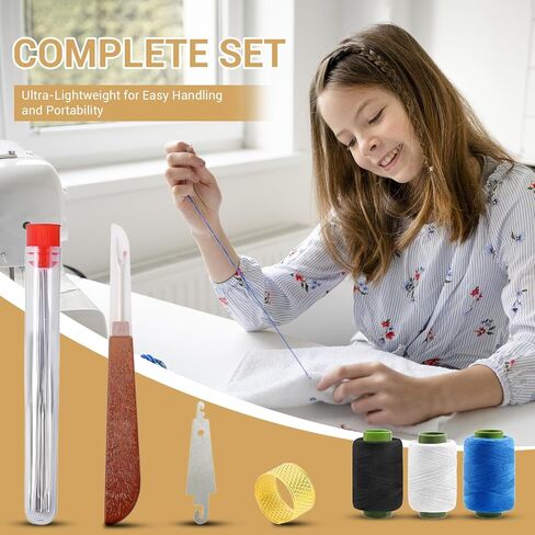 36 PCS Big Eye Steel Needle Set, Sewing Kit Steel Needles for Hand Sewing, Stainless Steel Sewing Needles, Portable DIY Craft Kit for Daily Use Sew Supplies Gifts in Saudi Arabia