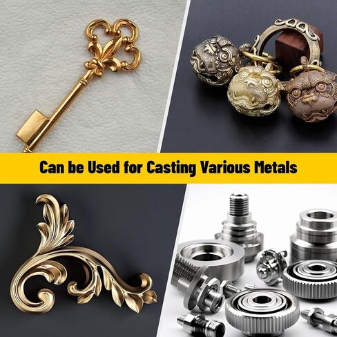 5.5LB 400 Mesh Fine Casting Sand for Metal, 0.22LB Viscosity-Enhancing Soil and 0.22LB Release Sand, Molding Clay for Jewelry Making, Casting Kit for Detailed Replicas in Saudi Arabia