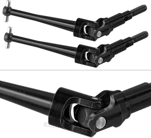RC #45 Steel CVD Drive Shaft Upgrade Parts for 1/16 H16 16207 16208 16209 16210 RC Car,Front & Rear Driveshaft with Hex Hops Up,Red in Saudi Arabia