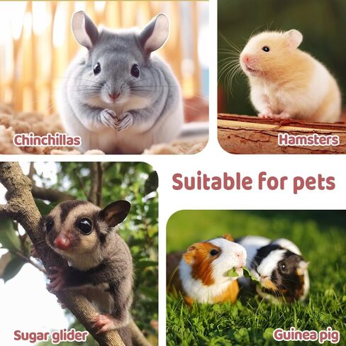 MiOYOOW Sugar Glider Sleeping Pouch, Winter Warm Plush Hamster Bed Hanging Small Animals Nest for Guinea Pig Squirrel Ferrets in Saudi Arabia