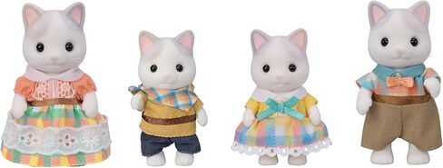 Calico Critters Latte Cat Family, Set of 4 Collectible Doll Figures in Saudi Arabia