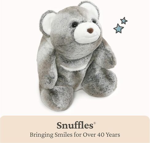 GUND Original Snuffles Teddy Bear, Premium Stuffed Animal for Ages 1 and Up, Gray/Brown, 13" in Saudi Arabia