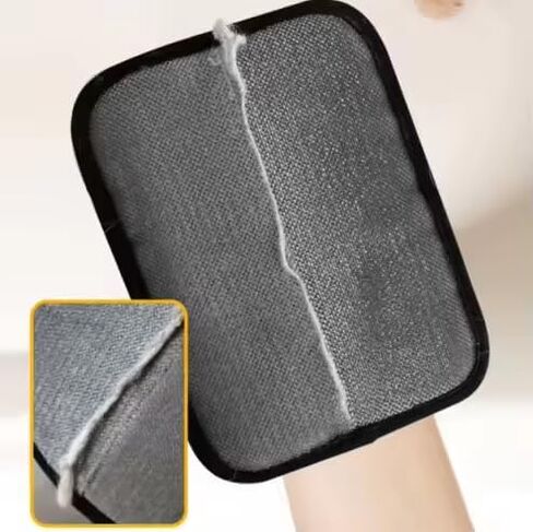 Electrostatic Pet Hair Removal Glove for Dogs and Cats 2 Pack Reusable Pet Hair Remover Tool for Bed Carpets Cloth Couch Car Seats Mitts with Strong Grip Magic Brush Pet Hair Fur Removal Gloves in Saudi Arabia