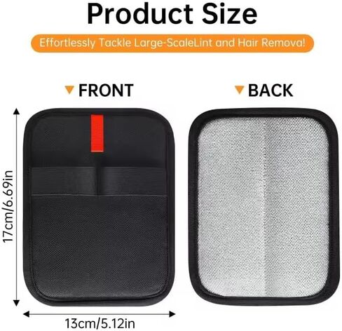 Electrostatic Pet Hair Removal Glove for Dogs and Cats 2 Pack Reusable Pet Hair Remover Tool for Bed Carpets Cloth Couch Car Seats Mitts with Strong Grip Magic Brush Pet Hair Fur Removal Gloves in Saudi Arabia