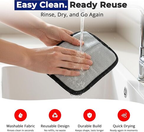 Electrostatic pet Hair Removal Glove, Reusable The Magic Brush pet Hair Remover, pet Glove Set for Furniture, Clothing, Car Seats, Reusable 2-in-1 Design, 1 Pack in Saudi Arabia