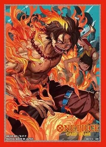 One Piece TCG Vol. 05 Portgas D. Ace Card Sleeves (70ct) in Saudi Arabia