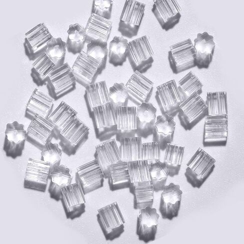 200 Soft, Clear Earring Back Tips, Made of Silicone, Suitable for Stud and Hook Earrings, Hypoallergenic. in Saudi Arabia
