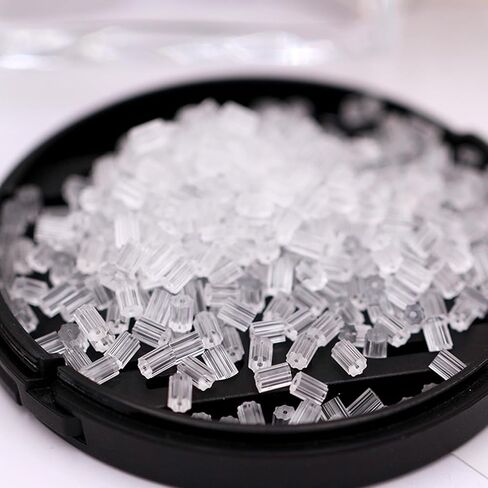 200 Soft, Clear Earring Back Tips, Made of Silicone, Suitable for Stud and Hook Earrings, Hypoallergenic. in Saudi Arabia