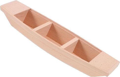 Totority Wooden Boat Toy 20 Inch Miniature Craft Model for Kids DIY Painting Small Wood Boat Decorative Ocean Nautical Accessory in Saudi Arabia