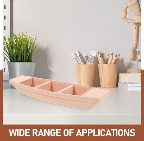 Totority Wooden Boat Toy 20 Inch Miniature Craft Model for Kids DIY Painting Small Wood Boat Decorative Ocean Nautical Accessory in Saudi Arabia
