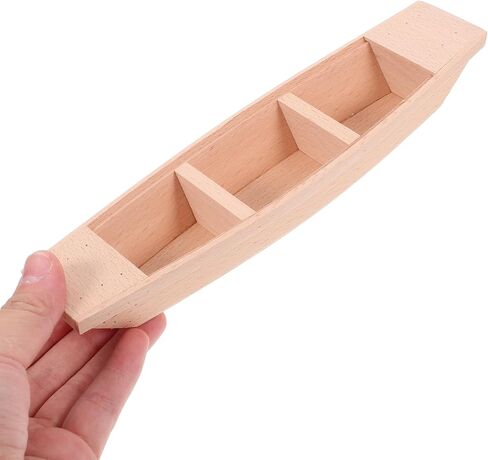 Totority Wooden Boat Toy 20 Inch Miniature Craft Model for Kids DIY Painting Small Wood Boat Decorative Ocean Nautical Accessory in Saudi Arabia