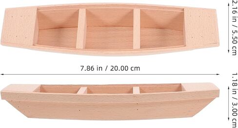Totority Wooden Boat Toy 20 Inch Miniature Craft Model for Kids DIY Painting Small Wood Boat Decorative Ocean Nautical Accessory in Saudi Arabia