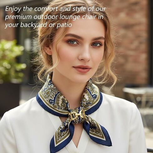 Knot Silk Scarf Ring for Women Girls Gold Scarf Wrap Clasp Dress Accessories Jewelry Gift in Saudi Arabia