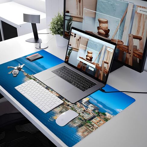 JMIATRY 6PCS Sublimation Mouse Pad Blanks 14x24 Inch, Sublimation Desk Mat Blanks White Mouse Pad Custom Playmat for Card Game Players, Sublimation Playing Cards Blankfor Transfer Present Gaming Mat in Saudi Arabia