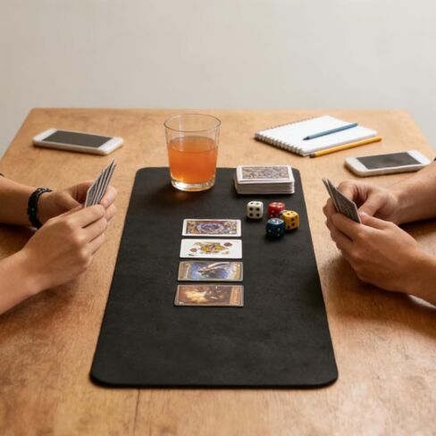 JMIATRY 6PCS Sublimation Mouse Pad Blanks 14x24 Inch, Sublimation Desk Mat Blanks White Mouse Pad Custom Playmat for Card Game Players, Sublimation Playing Cards Blankfor Transfer Present Gaming Mat in Saudi Arabia