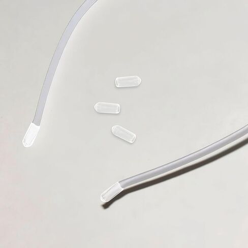 أغطية رأس عصابة الرأس من NOLITOY، 200 قطعة من الأغطية المطاطية الشفافة لأربطة الشعر 6 مم القطر الداخلي 0.16 بوصة ملحقات واقية ذاتية الصنع in Kuwait