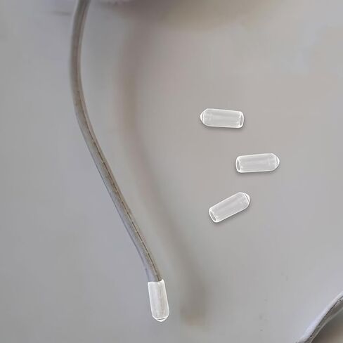 أغطية رأس عصابة الرأس من NOLITOY، 200 قطعة من الأغطية المطاطية الشفافة لأربطة الشعر 6 مم القطر الداخلي 0.16 بوصة ملحقات واقية ذاتية الصنع in Kuwait