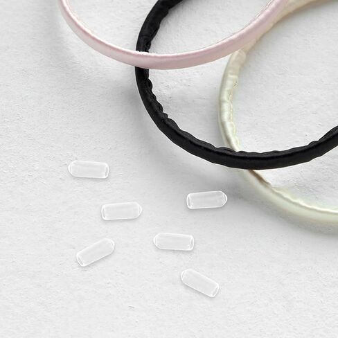 أغطية رأس عصابة الرأس من NOLITOY، 200 قطعة من الأغطية المطاطية الشفافة لأربطة الشعر 6 مم القطر الداخلي 0.16 بوصة ملحقات واقية ذاتية الصنع in Kuwait