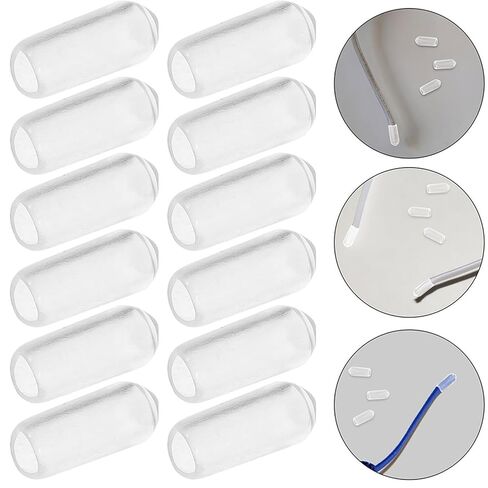 أغطية رأس عصابة الرأس من NOLITOY، 200 قطعة من الأغطية المطاطية الشفافة لأربطة الشعر 6 مم القطر الداخلي 0.16 بوصة ملحقات واقية ذاتية الصنع in Kuwait