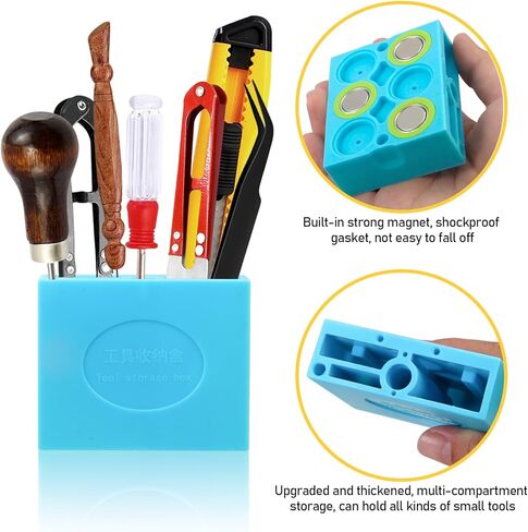 1 Set Scissor Holder for Sewing Machines, Magnetic Sewing Machine Scissor Mount, Sewing Accessories, Sewing Tool Organizer, Craft Tool (Blue) in Kuwait