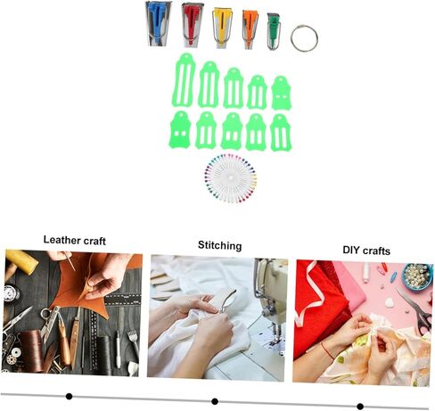 مجموعة Homoyoyo 1set Bias Tape Maker مجموعة خياطة النسيج الاحترافية لخياطة اللحف تتضمن مقاطع خياطة وأدوات ربط للمشاريع سهلة الاستخدام ومدمجة لخياطة اللحف والحرفية in Saudi Arabia