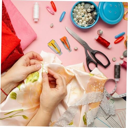 مجموعة Homoyoyo 1set Bias Tape Maker مجموعة خياطة النسيج الاحترافية لخياطة اللحف تتضمن مقاطع خياطة وأدوات ربط للمشاريع سهلة الاستخدام ومدمجة لخياطة اللحف والحرفية in Saudi Arabia