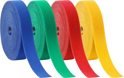 4 Rolls 66 Feet Carpet Marker Strips for Classroom Carpet Strip for School Supplies, Nylon Reusable Cable Straps Cable Ties Hook and Loop in Saudi Arabia