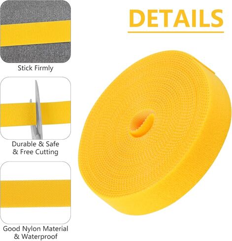 4 Rolls 66 Feet Carpet Marker Strips for Classroom Carpet Strip for School Supplies, Nylon Reusable Cable Straps Cable Ties Hook and Loop in Saudi Arabia