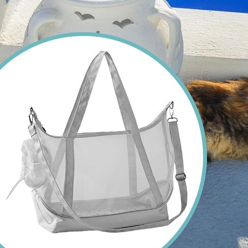 Cat Carrier - Shoulder Strap Nylon Mesh Storage,Cat Travel Carrier Bag | for Travel Hiking Commuting Camping Picnic Short Trips Men Women Adults Teens in Saudi Arabia