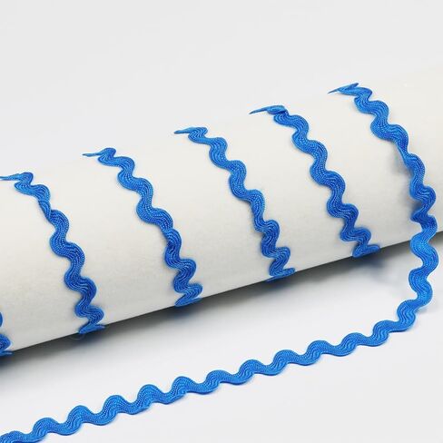 23Yards 5mm/0.197inch Peacock Blue Gimp Trim Fabric Decorative Webbing for All Kinds of Sewn Garments, Curtains,Lampshade, DIY Crafts Costume Home Decorative（Peacock Blue） in Saudi Arabia