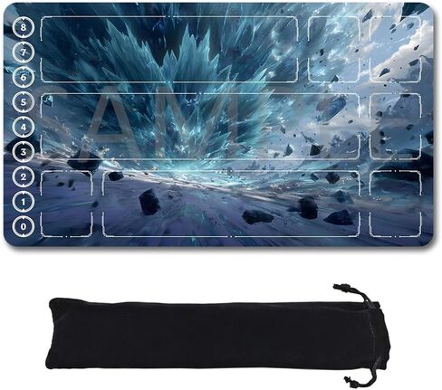 بساط لعب Riftbound TCG مع مناطق غير رسمية، بساط لعب بتصميم أصلي مقاس 24 × 14 بوصة وحقيبة تخزين مجانية - 11794 (المنطقة، 117113) in Kuwait