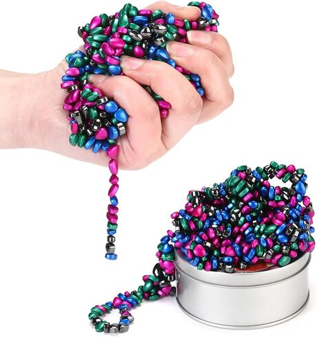 550pcs Multicolor 4 in 1 Magnet Balls Desk Toys for Adults, Ferrite Crags Magnetic Putty Desk Fidget Toys for Office in Saudi Arabia