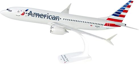 مصغرات الطيران الأمريكية (13-Cur) 737-MAX8 بمقياس 1:100 - نموذج طائرة بلاستيكية سهلة التركيب - نسخة طبق الأصل من طائرات الخطوط الجوية الأمريكية - الجزء # ABO-7378MC-001 in Kuwait