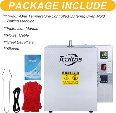 Dual Temperature Controller Jewelry Casting Burnout Furnace Oven Kiln Machine in Saudi Arabia
