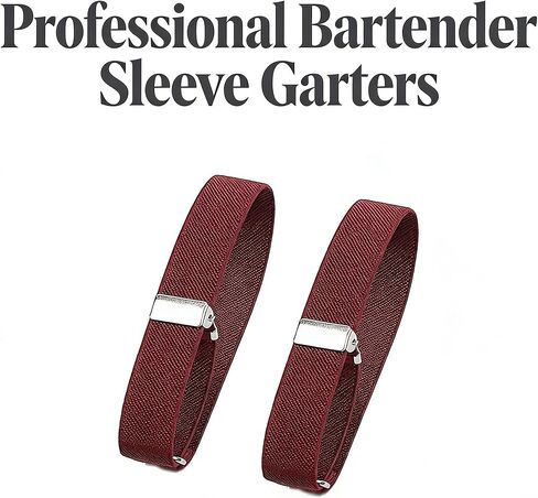 3-Pairs Adjustable Anti-Slip Armbands - Shirt Sleeve Holders for Men & Women, Unisex Sleeve Garters in Saudi Arabia