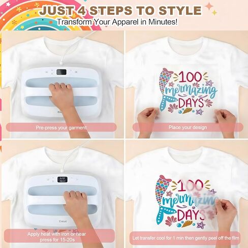20 Sheets 100 Days of School Iron on Transfers Stickers for Shirts 100 Days of School DTF Transfers Heat Pencil Baseball Football Patches Transfer for T-Shirts Clothing Bag Pillow DIY Craft in Saudi Arabia