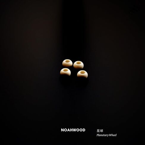 Fingerboard (Beige Wheels i & ii & iii) Finger Skateboard Silent Wheels Non-Skid Wheels Strong Grip Wheels (8mm Big Beige Wheel 4 pcs)+(7.5mm Standard Wheel)+(8mm Planet Wheel) in Kuwait