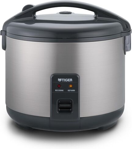 Tiger JNP-S18U-US 10 Cup Capacity White Rice Cooker with Non-Stick Inner Pot, Retractable Power Cord, and Keep Warm up to 12 hours (Urban Satin) in Kuwait