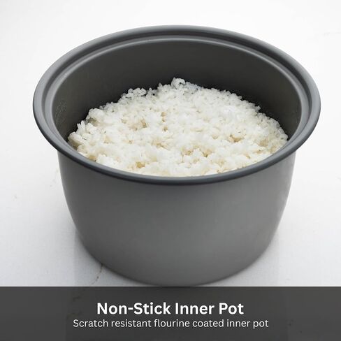 Tiger JNP-S18U-US 10 Cup Capacity White Rice Cooker with Non-Stick Inner Pot, Retractable Power Cord, and Keep Warm up to 12 hours (Urban Satin) in Kuwait