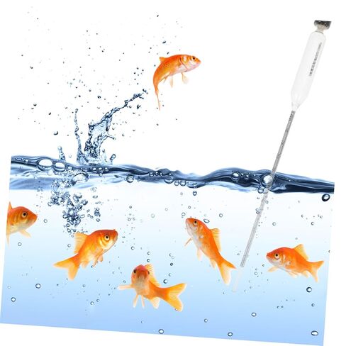 Homoyoyo Professional Sea Water Hydrometer Scale for Accurate Density Measurement Aquariums and Fish Tanks Glass Design Lightweight and Compact for Easy Storage in Saudi Arabia