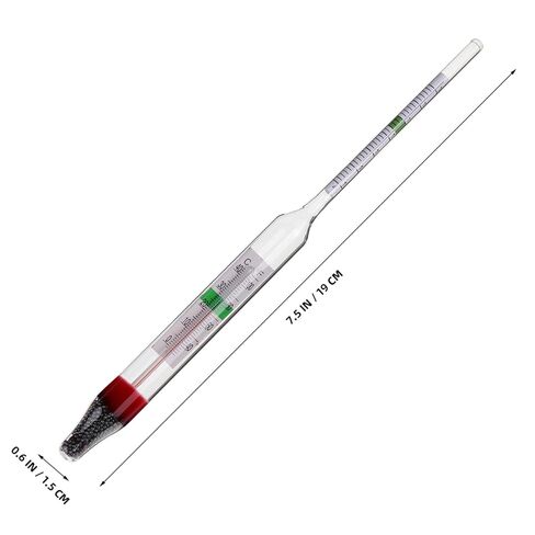 STOBAZA 1set Salimeter Test Tool Measuring Cylinder Aquarium Hydrometer for Accurate Salt Density Measurement Fish Tanks and Aquaculture in Saudi Arabia