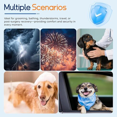 Dog Ear Muffs & Swim Cap and No Shake Ear Wrap for Bathing, Hematoma, Drying & Noise Anxiety Relief - Elastic Waterproof Ear Protection with Calming Hoodie for Grooming in Saudi Arabia